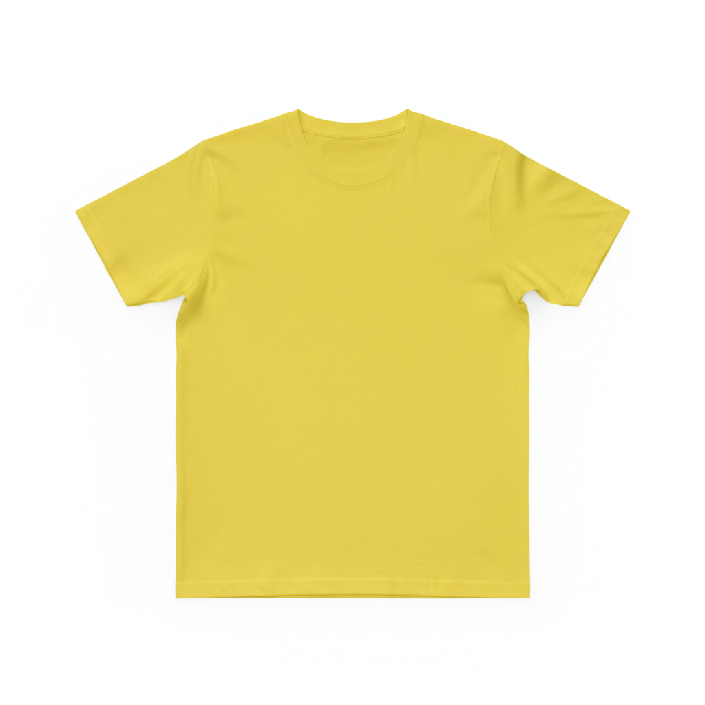 Yellow Custom DTF T-Shirt