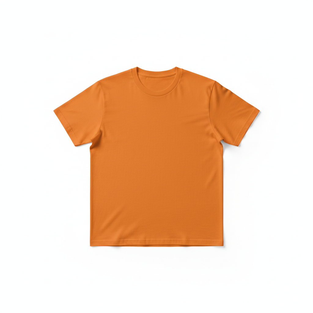 Orange Custom DTF T-Shirt