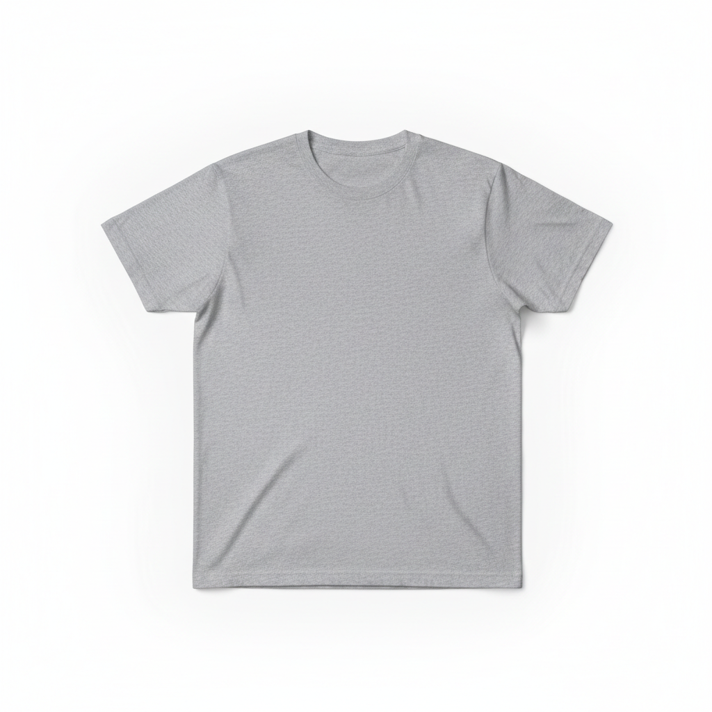 Gray Custom DTF T-Shirt